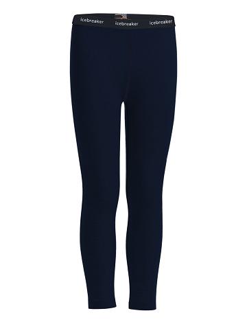 Icebreaker Merino 200 Oasis Thermal Lasten Leggingsit Laivastonsininen | FI 1933YXFU